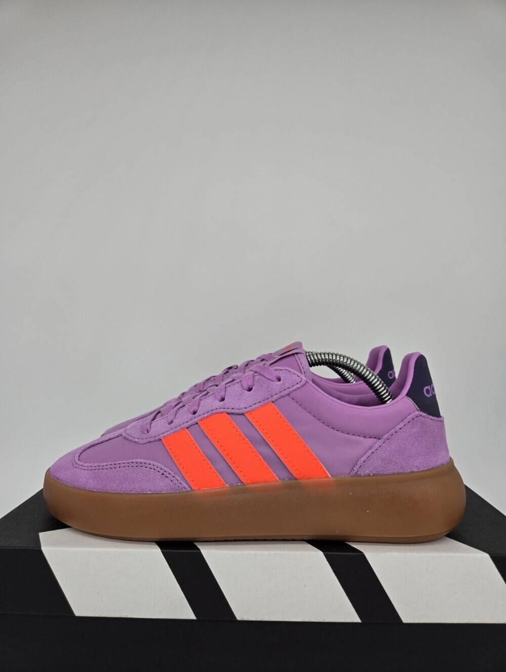 adidas Women's Barreda Decode JR3543 Purple Impact Orange Shoes Size 7